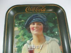 Coca-cola Original 1921 Plateau Navy Girl Excellent État