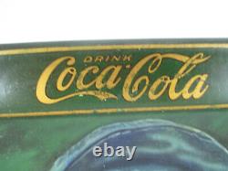 Coca-cola Original 1921 Plateau Navy Girl Excellent État