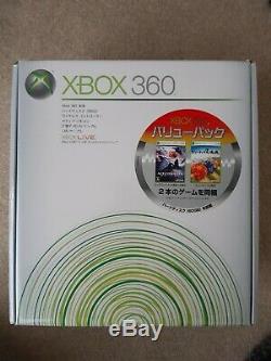 Console Xbox 360 D'origine Japonaise Complète Excellent État Avec 7 De Game