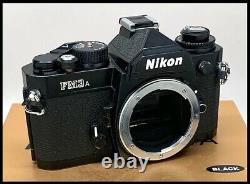 Corps Noir Nikon Fm3a En Excellent État Avec Boîte D'origine Et Instructions