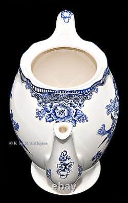 Crown Ducal Blue Bristol Coffee Pot Condition Excellente