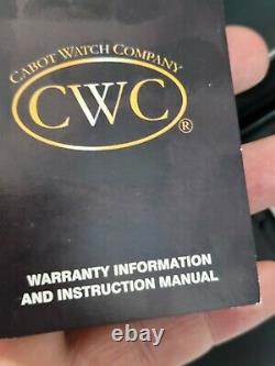 Cwc G10 Nato Watch Box Papers Original Strap Excellent État