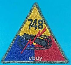 Deuxième Guerre Mondiale, 748e Bataillon Des Chars, Emb. Bord De Coupe, Excellent État