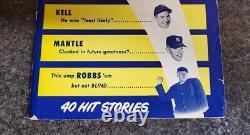 Digest de baseball de juin 1951 avec la première couverture de Mickey Mantle, en très bon état
