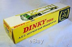Dinky 974 Aec Hoyner Car Transporter, Excellent État Dans Boîte D'origine