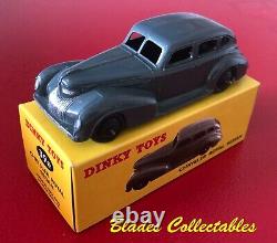 Dinky Toy 39e Chrysler Royal, Drak Grey, Excellent Condition Original Avec Box