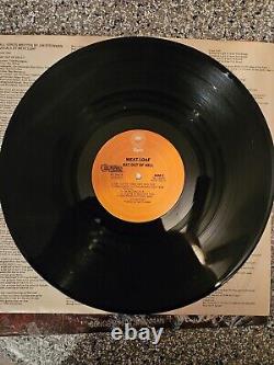 Disque vinyle original de Meat Loaf Bat Out of Hell en excellent état, 1977