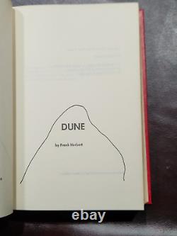 Dune By Frank Herbert 1965 Hcdj Premiere Édition Bc 1ère Condition Excellente