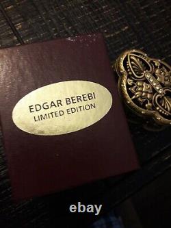 Edgar Berebi Filigre Box Plain 4025 1, Excellent État Avec Boîte Originale