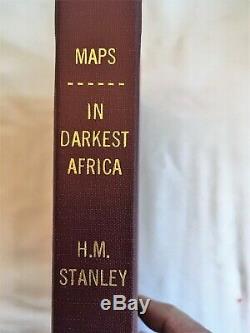 En Afrique Darkest Par Henry Stanley 1891 2 Vol Ensemble De 3 Cartes Excellentes Conditions