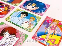 Excellente condition Sailor Moon Carddass Original Bandai 7 Cartes