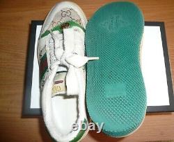 Filles Gucci $455 Multicolor Sneakers Taille 32 Excellent État Avec Boîte Originale
