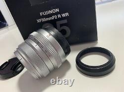Fujifilm Xf 35mm F2.0 R Wr X Mount Lens Black Excellent État Boîte D'origine