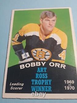 Gagnant du trophée Art Ross Bobby Orr 1969-1970 Carte OPC 249 en excellent état