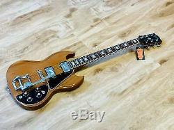 Gibson Sg Deluxe 1972 Noyer, Tous Excellent État D'origine. Gibson Gaufrée