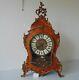 Horloge Baroque Boulle 1960's 2 Bell Chime Excellente Condition De Travail