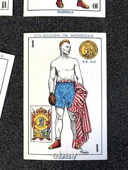 Jack Dempsey Tunney Boxe Deck Of Cards Vers 1920 Rare État Incroyable