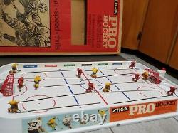 Jeux De Hockey Électrique De Table Stiga Pro De 1971 Complète En Excellent État
