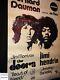 Jim Morrison Les Portes Affiche Jimi Hendrix 1974 Excellent État