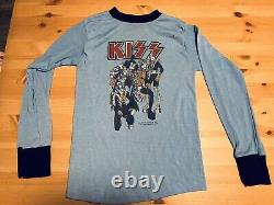Kiss Aucoin 1978- Kids Pajamas Shirt Tag Intact-excellent Condition Taille 10