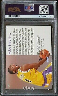 Kobe Bryant 1996 Nba Hoops Official Skybox Rookie Card, Psa 10! Excellente Forme