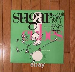 Les Sugarcubes, la vie est trop belle - Vinyle original signé en excellent état.