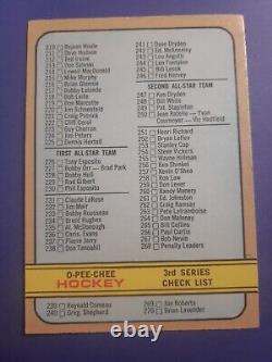 Liste de contrôle de la 3e série O-Pee-Chee 1973-74 334B inclut WHA en excellent état non marqué