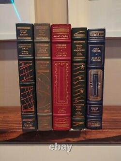 Lot de 5 livres de la première édition signée de la Franklin Library en excellent état