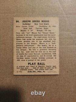 Lot de cartes de baseball de 1940 en excellent état, incluant Twinkletoes Selkirk