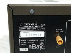 Luxman L-505ux Amplificateur Intégré En Excellent État Avec Boîte Originale