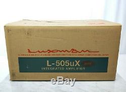 Luxman L-505ux Amplificateur Intégré En Excellent État Avec Boîte Originale