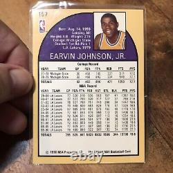 Magic Johnson Lakers 1990 Mvp Nba Hoops Card #157 État Merveilleux