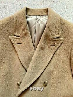 Manteau Polo Camel Vintage Homme, Taille 40r, Union Made, Excellent État
