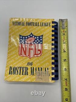 Manuel des effectifs de la NFL de 1946 Tous les guides des médias des 10 équipes Joyau rare