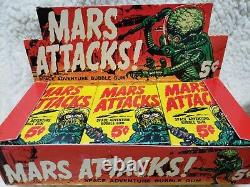 Mars Attaques 1962 Liste De Contrôle Originale Forme Exellente