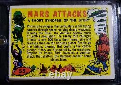 Mars Attaques 1962 Liste De Contrôle Originale Forme Exellente