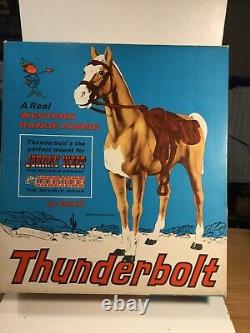 Marx Johnny West Thunderbolt Horse Within It Original Box Excellent État