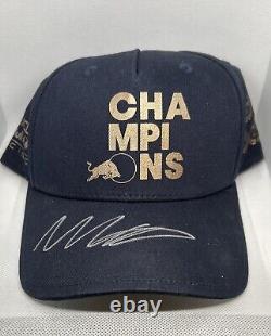 Max Verstappen a signé le chapeau ! Authentifié par le PSA ! Excellent état
