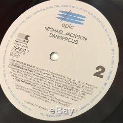 Michael Jackson Dangerous 1991 Uk Lp Vinyle À Double Original Excellent État