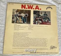 N. W. A. Et The Posse 1987 Lp Vinyl Record Rare en Excellent état