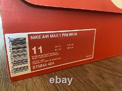 Nike Air Max 1 Bleu De Travail (taille 11) Excellent État Avec Boîte D'origine