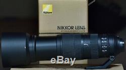 Nikon F5.6e Ed Vr Af-s Objectif Excellent État, Boîte D'origine