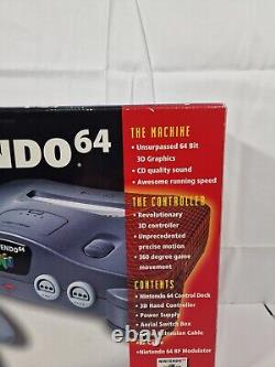Nintendo 64 Box And Foam Insert Only Excellent État W Sacs D'origine
