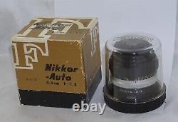 Objectif Nikon Nikkor-H Auto 85mm f1.8 Non-AI dans sa boîte d'origine en excellent état