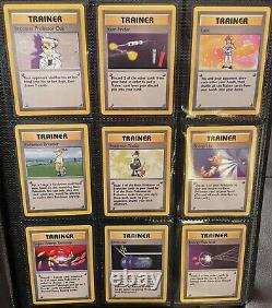 Original 102 Pokemon Set All Holo Excellent Condition + Cartes Holographiques Supplémentaires
