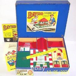 Original, Vintage 1959 Établissement De Bayko No. 2 En Box, Dans Des Conditions Excellentes