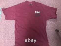 Original Vintage Slipknot T-shirt 1999 Taille XL Excellent État Heavy Metal
