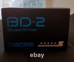 Pédale Boss Blues Driver BD-2 en excellent état, dans son emballage d'origine