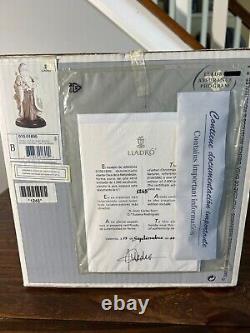 Père Noël Lladro #1890 Signé/Numéroté en excellent état avec boîte Rare