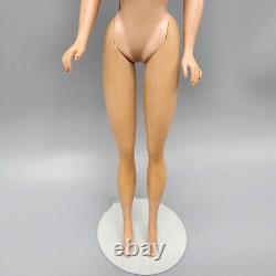 Poupée Barbie à queue de cheval vintage #6 brune #850 en excellente condition nue